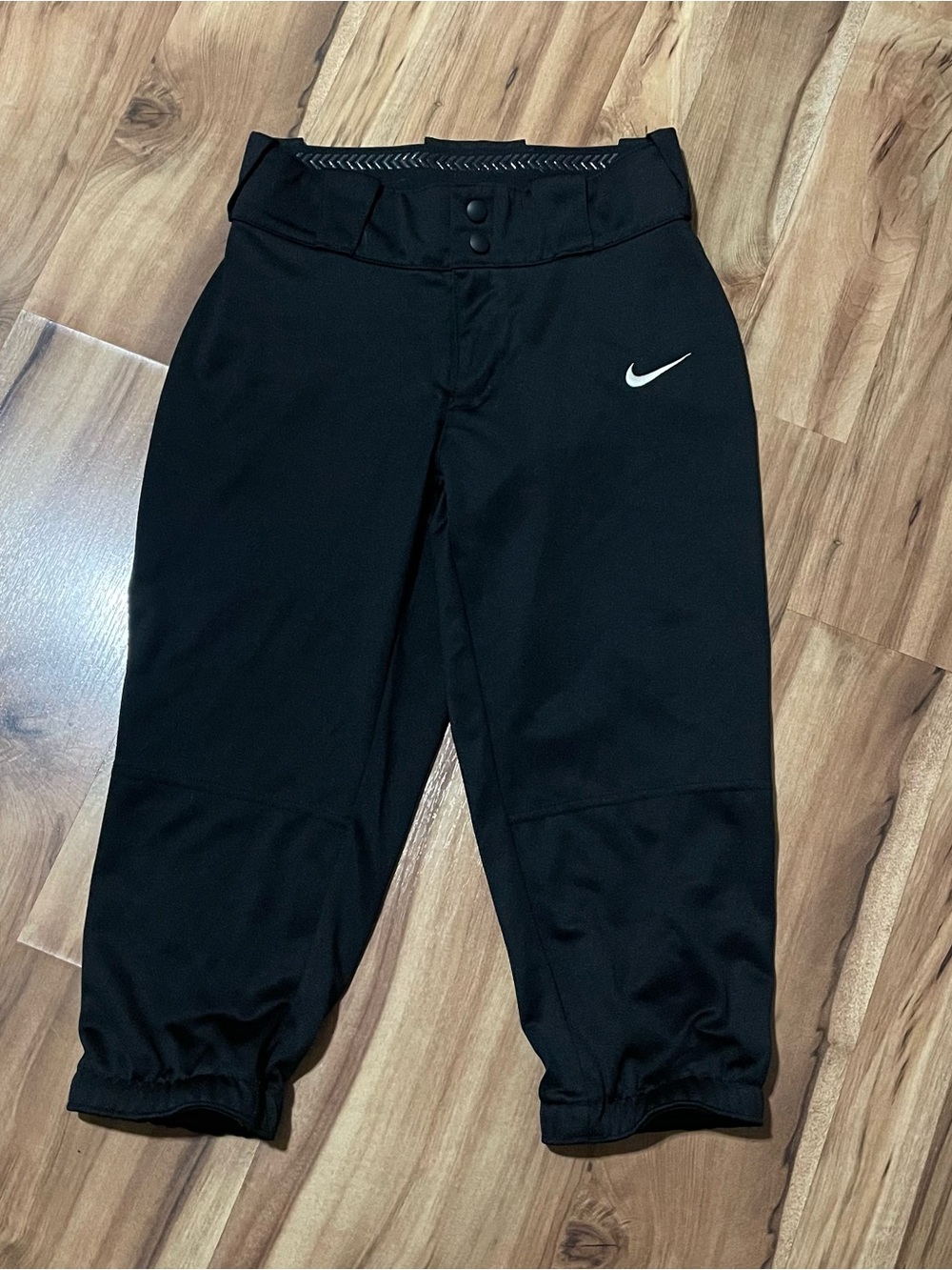 Nike Diamond Invader 3/4 Fastpitch Softball Pants Women's Small Black Slim Fit